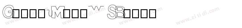 GenRyuMinTW SB字体转换
